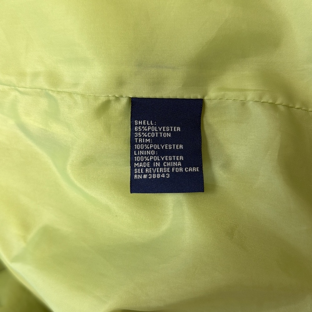 Mackintosh New England Cotton-blend Poplin Jacket | size 1X | Bright Green | EUC - Picture 14 of 14